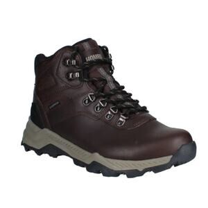 New In Box Khombu Mens Size 11 Brown Leather Waterproof Memory Foam Hiking Boot